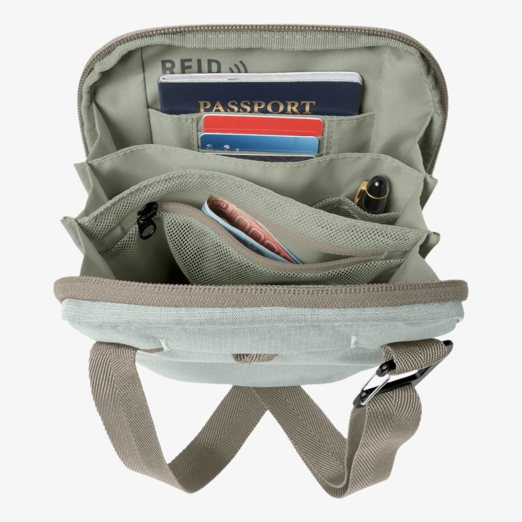 Stash RFID Crossbody Bag