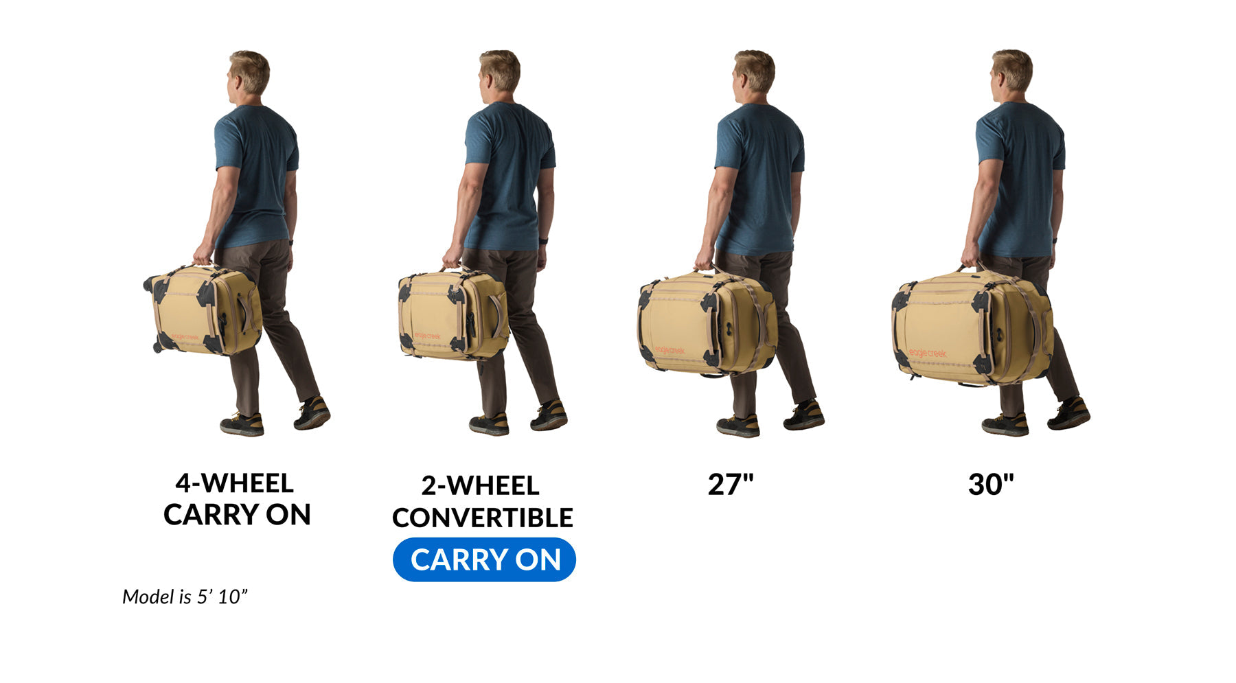 Gear Warrior XE 2-Wheel 21.75" Convertible Carry-On Luggage